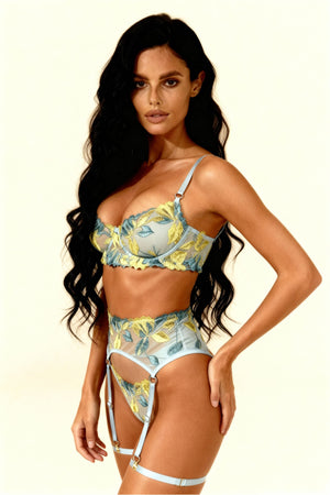 Bella - Ensemble Trois Pièces Bleu & Vert